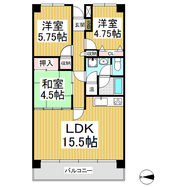 3LDK