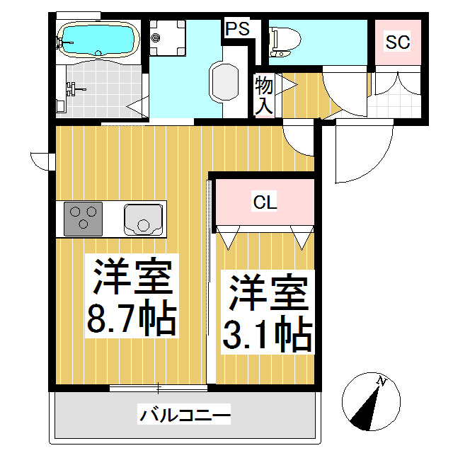1LDK