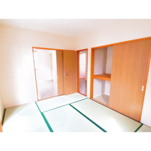 6帖和室押入　202の写真です。