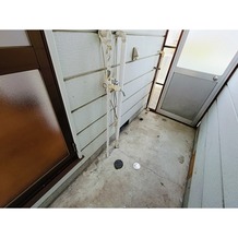 室外洗濯機置場