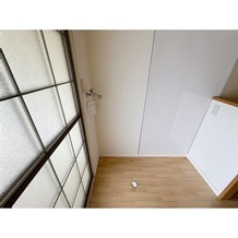 室内洗濯機置き場